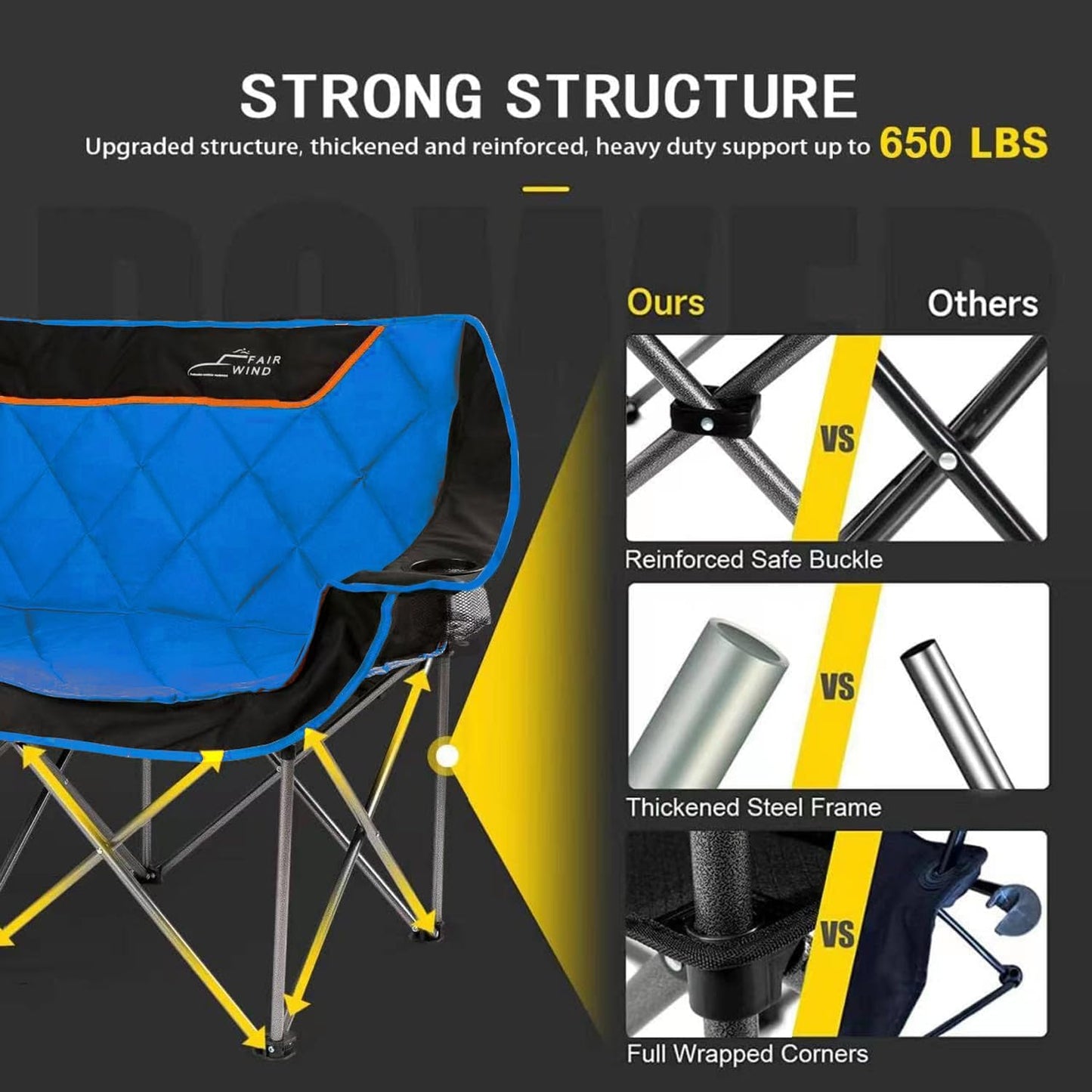 Wild Camper DoubleWide Loveseat