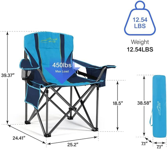 Apex Camping Chair Blue